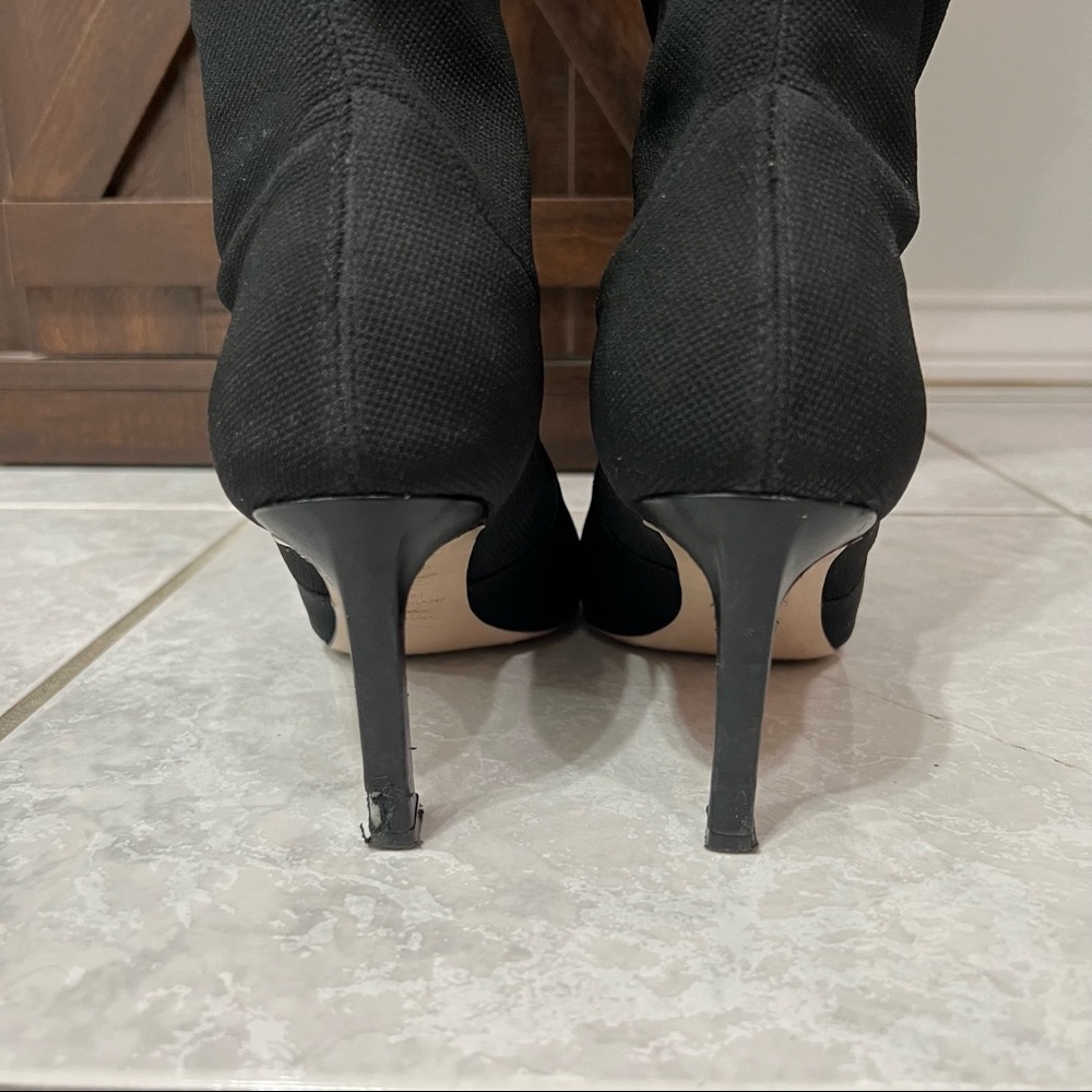 Stuart Weitzman Black sock  Rapture Heeled Boots - Picture 3 of 10